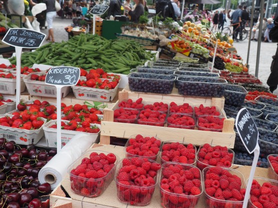 Berries @ Torvehallerne food market in Copenhagen